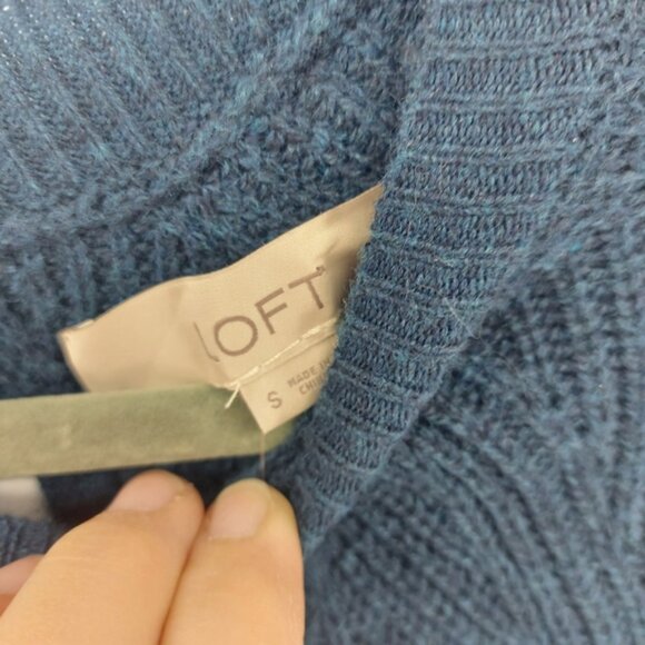 Loft Ribbed Tie Back Sweater Dress - Picture 9 of 9